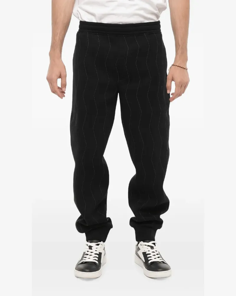 Neil Barrett loose-fit track pants - Schwarz Schwarz