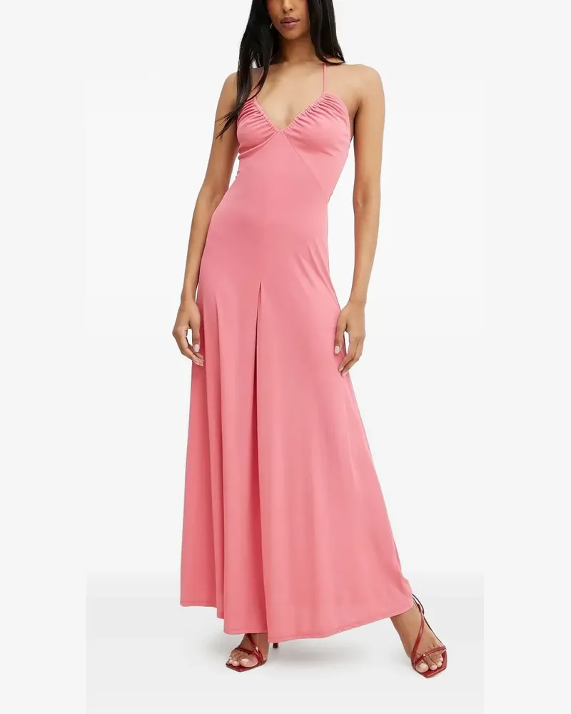 Silvian Heach Midikleid mit Neckholder - Rosa Rosa
