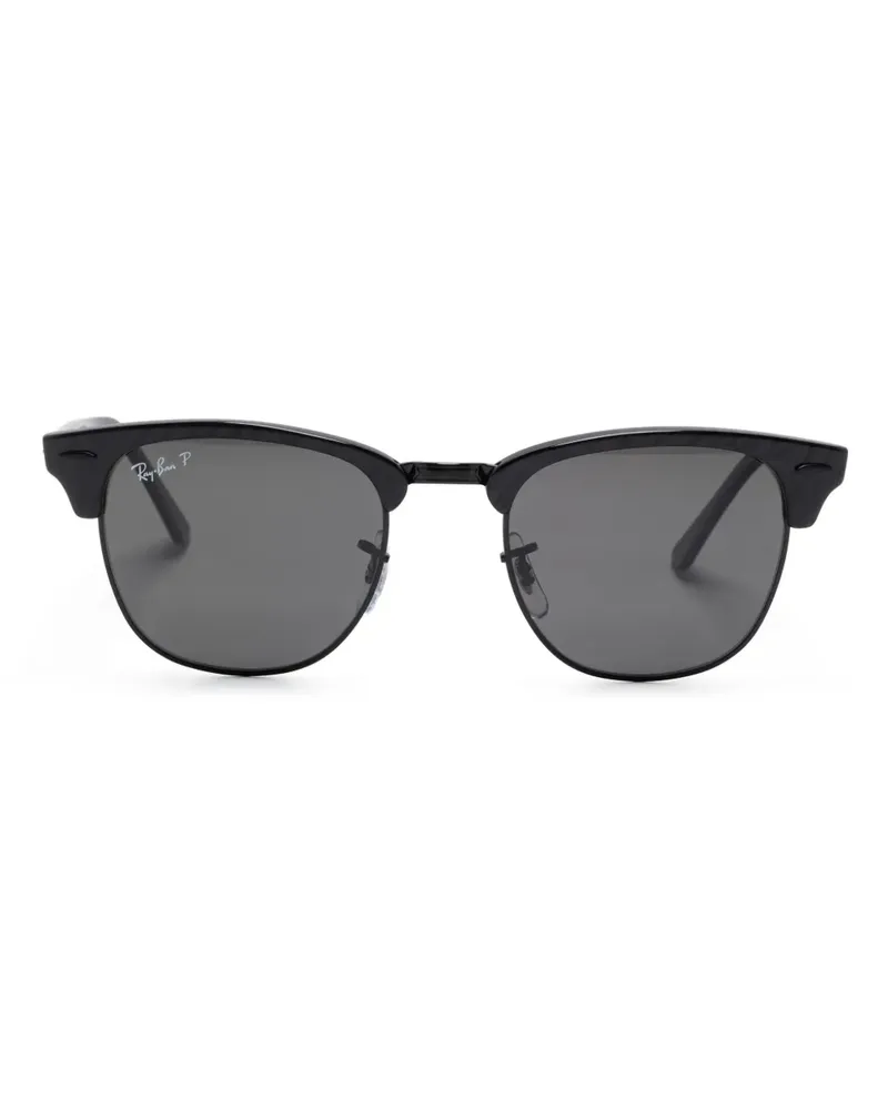 Ray Ban Clubmaster Sonnenbrille - Schwarz Schwarz