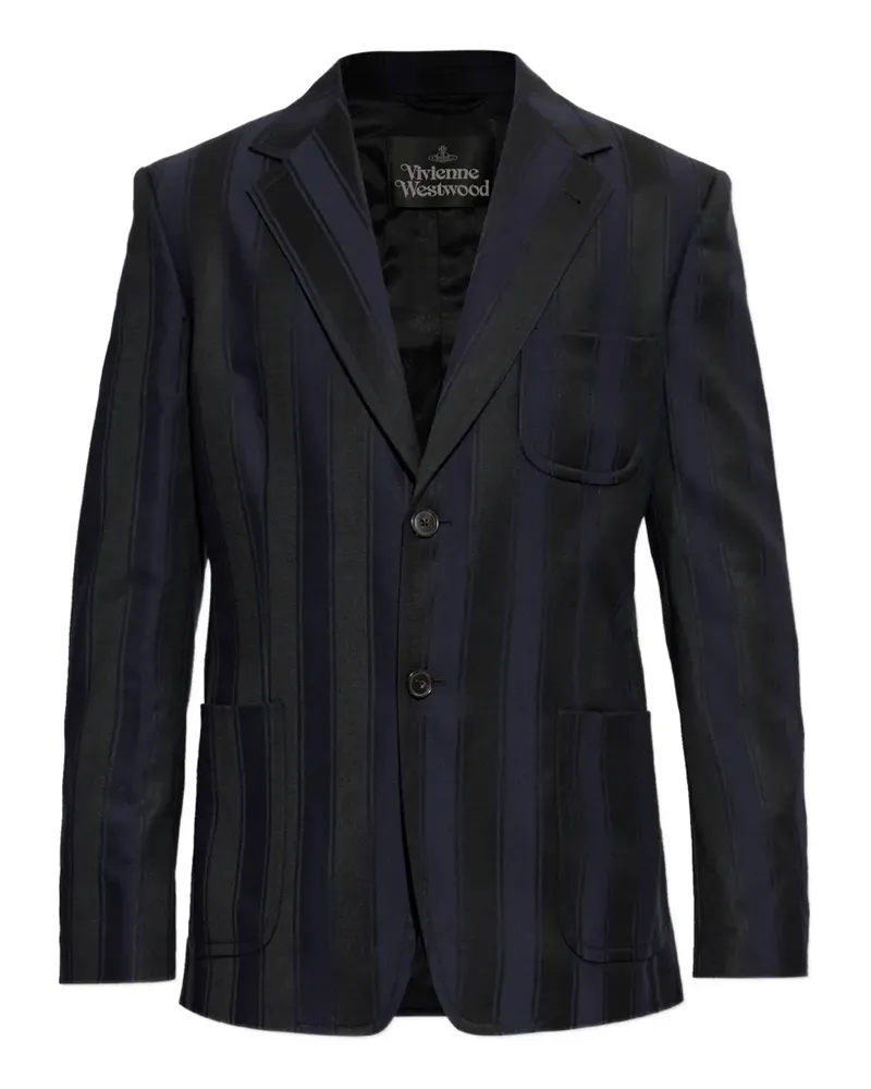 Vivienne Westwood striped wool blazer - Blau Blau