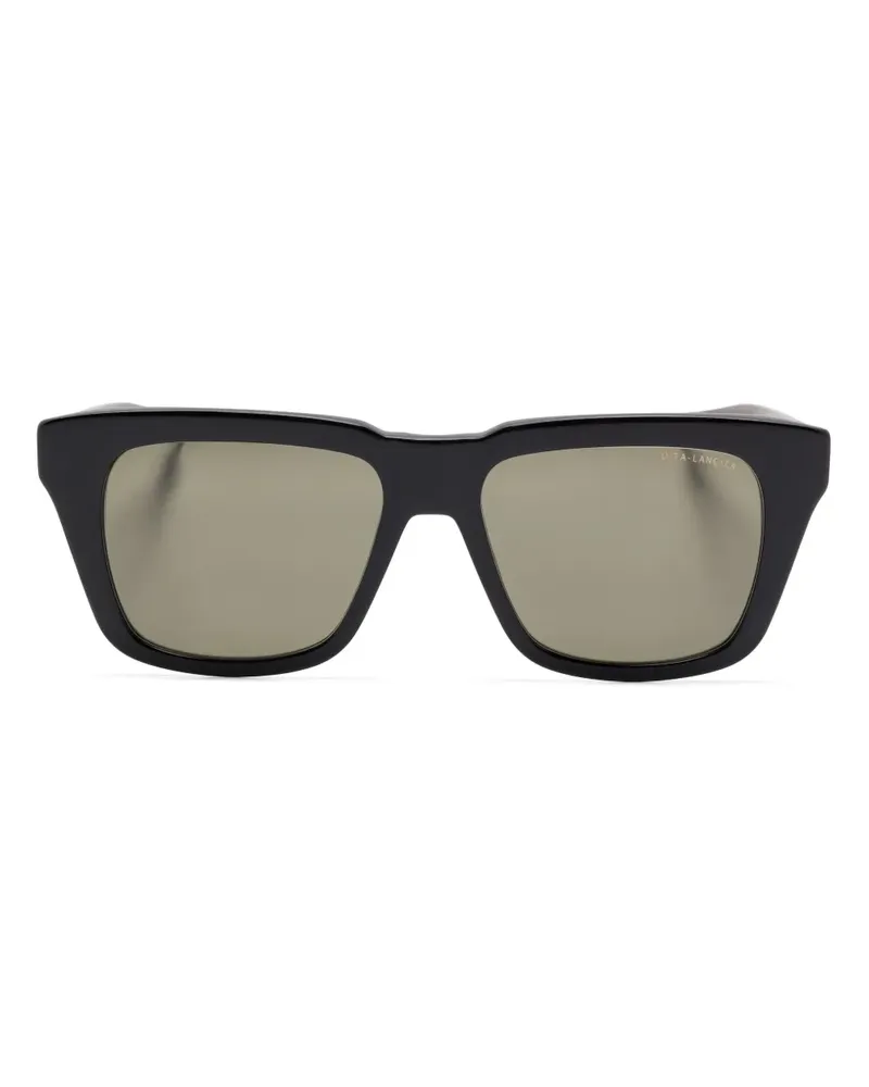 DITA Sonnenbrille mit eckigem Gestell - Schwarz Schwarz