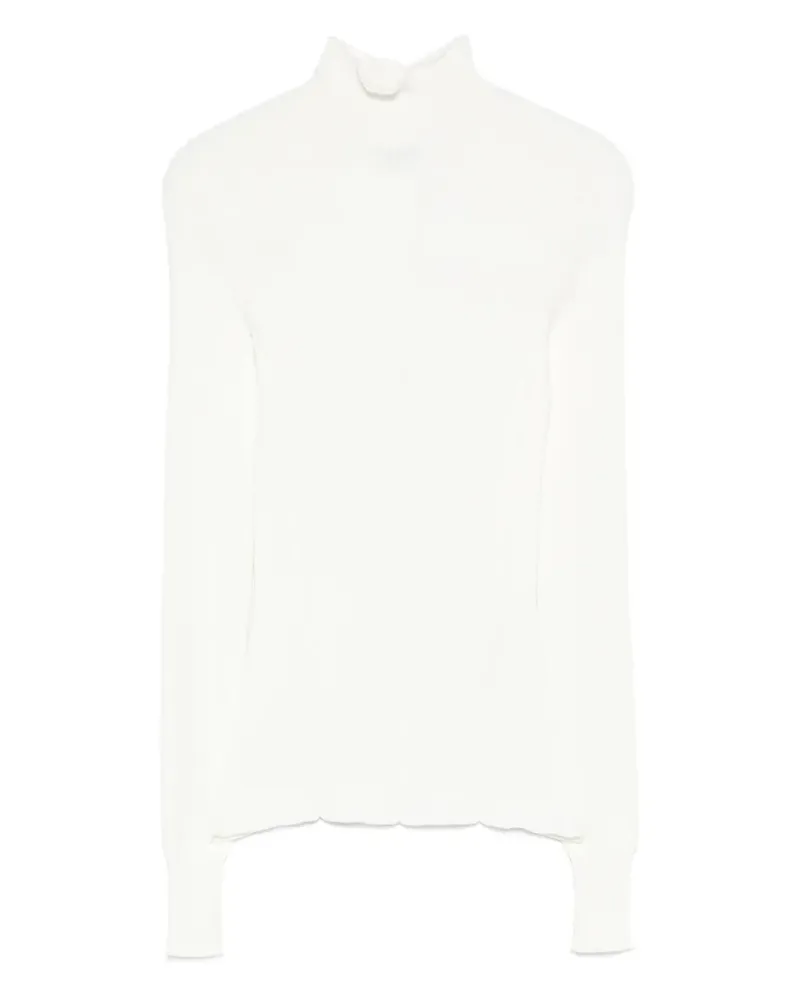 AlphaTauri Fiona V1.Y9.02 ribbed top - Nude Nude