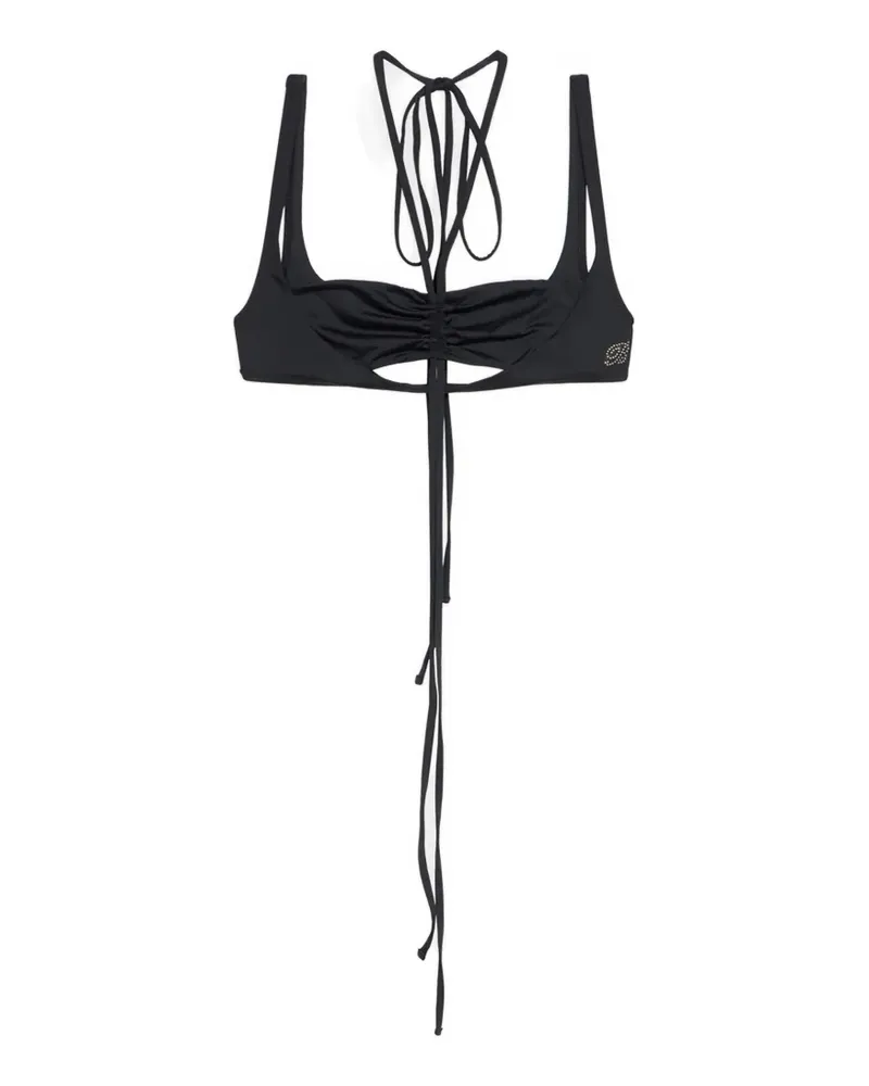 Blumarine Bikinioberteil mit Cut-Outs - Schwarz Schwarz