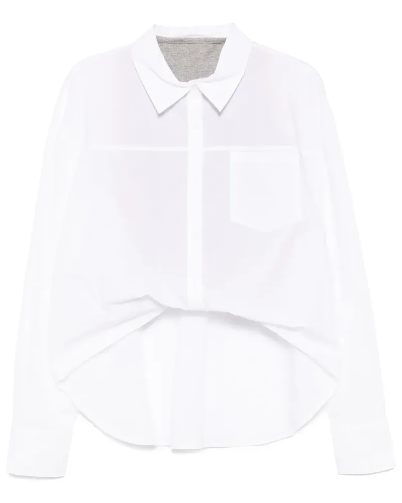 b+ab Asymmetrisches Hemd - Nude Nude