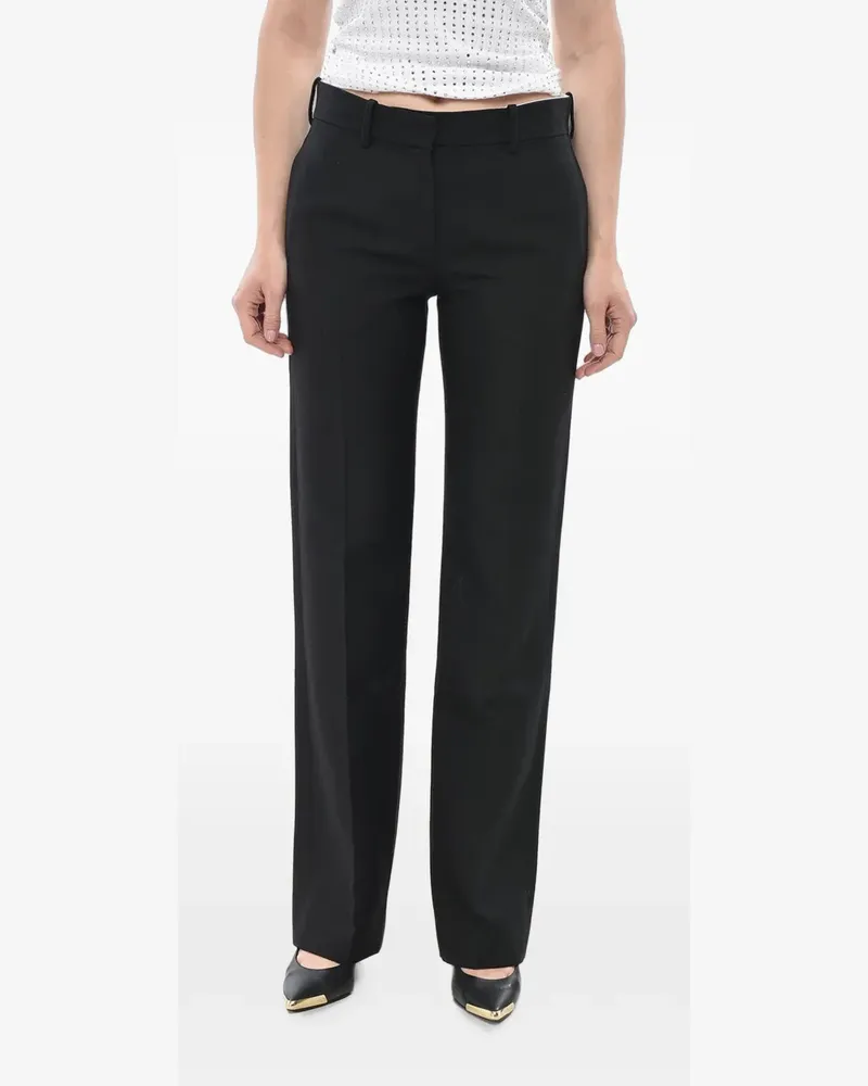 The Row Selvie virgin wool-blend trousers - Schwarz Schwarz