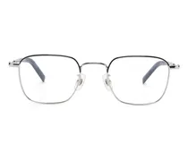 Brille mit eckigem Gestell - Silber