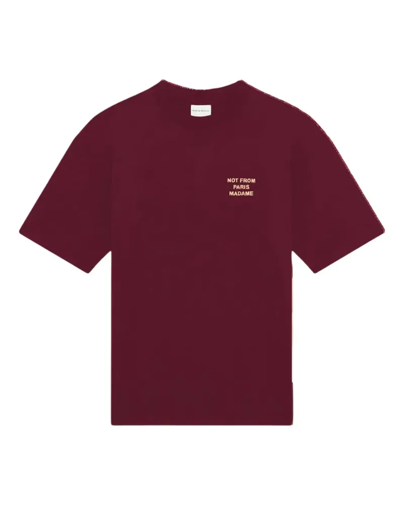 Drôle de Monsieur Le Slogan T-Shirt - Rot Rot