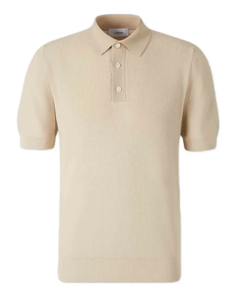 LARDINI Klassisches Poloshirt - Nude Nude