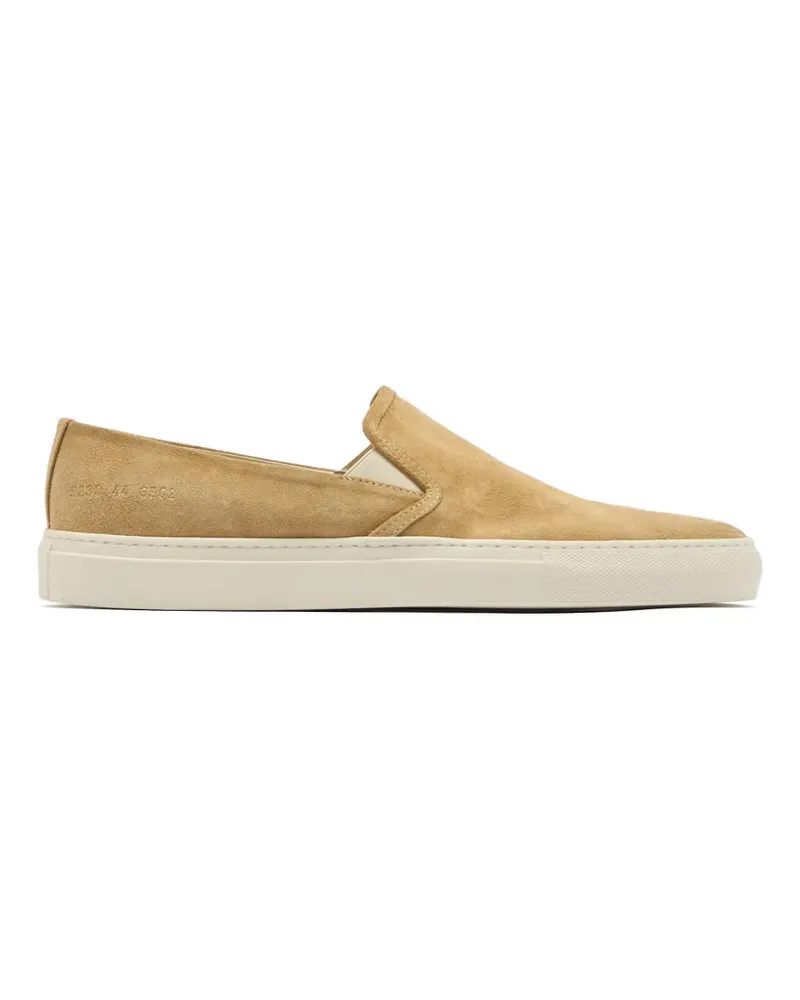 Common Projects suede slip-on sneakers - Nude Nude