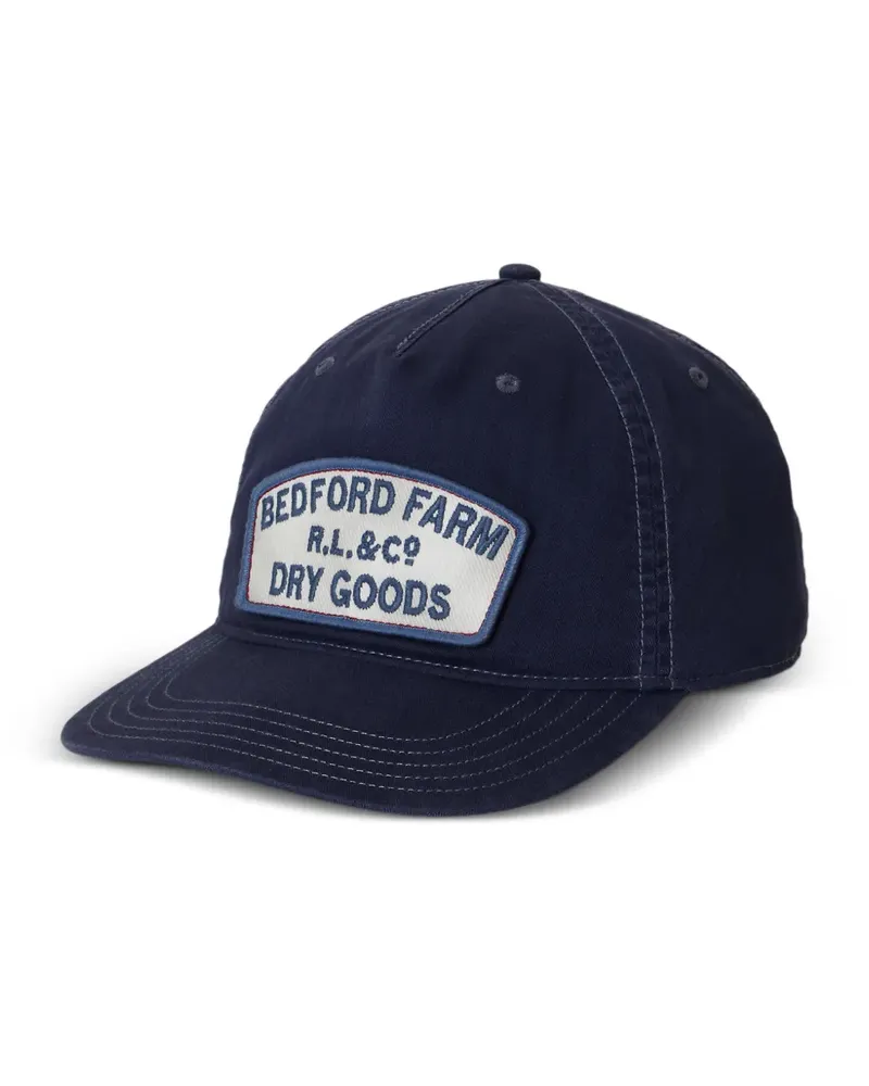 Ralph Lauren Baseballkappe mit Logo-Patch - Blau Blau