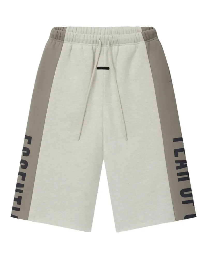 Fear of God panelled raw cut-off sweatpants - Nude Nude
