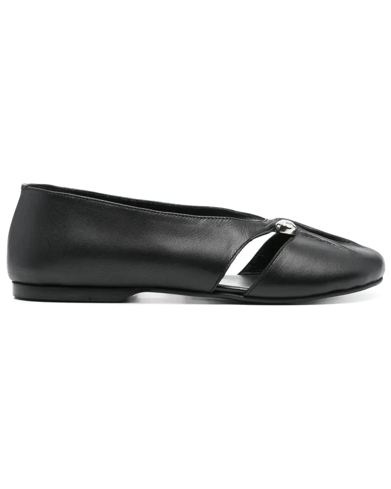 Alohas Ravena Ballerinas - Schwarz Schwarz
