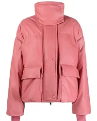 Stella McCartney Jacke aus Kunstleder Rosa