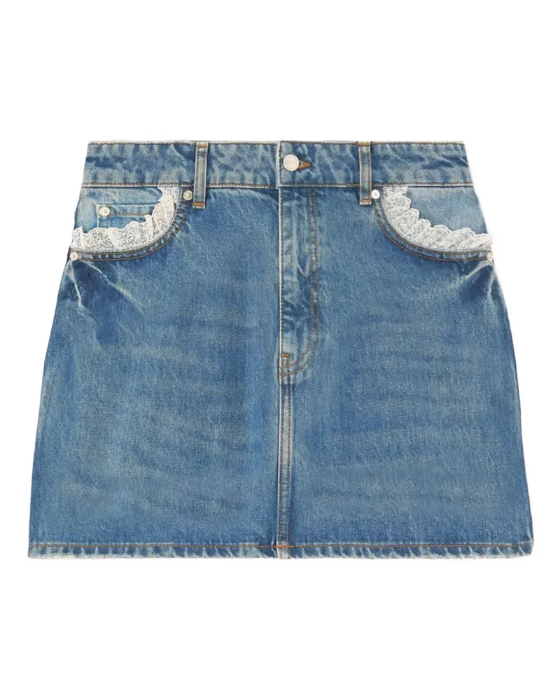 Ganni Rock aus festem Denim - Blau Blau