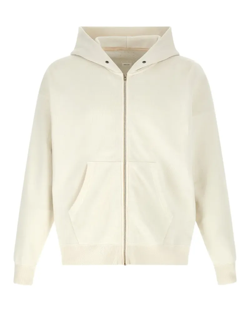 Visvim Jumbo zip-up hoodie - Nude Nude