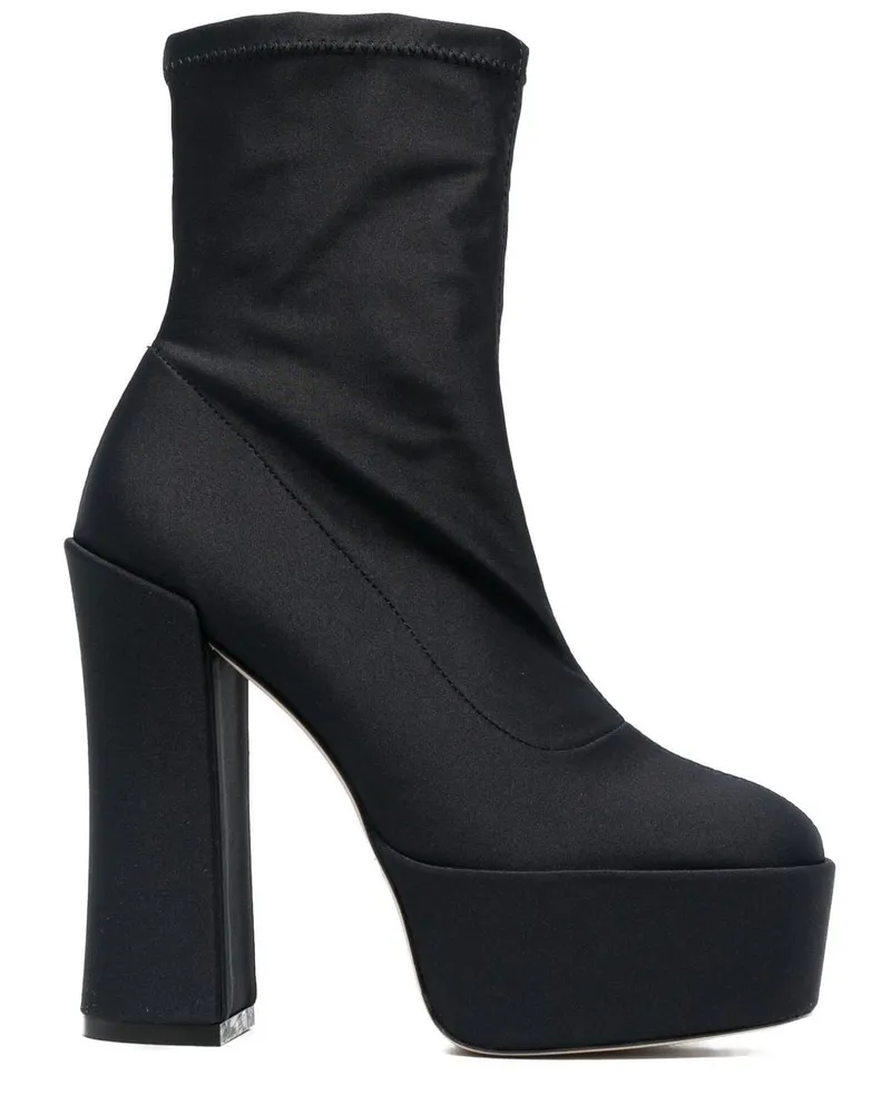 Stuart Weitzman Skyhigh Stiefel 145mm - Schwarz Schwarz