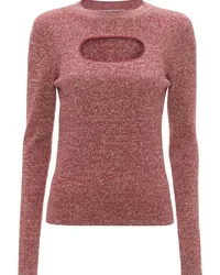 J.W.Anderson Langarmshirt mit Cut-Out Rosa