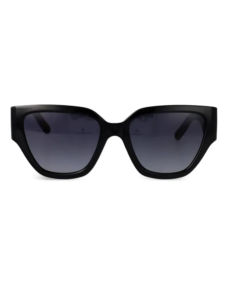 Marc Jacobs geometric-frame logo-detail sunglasses - Schwarz Schwarz