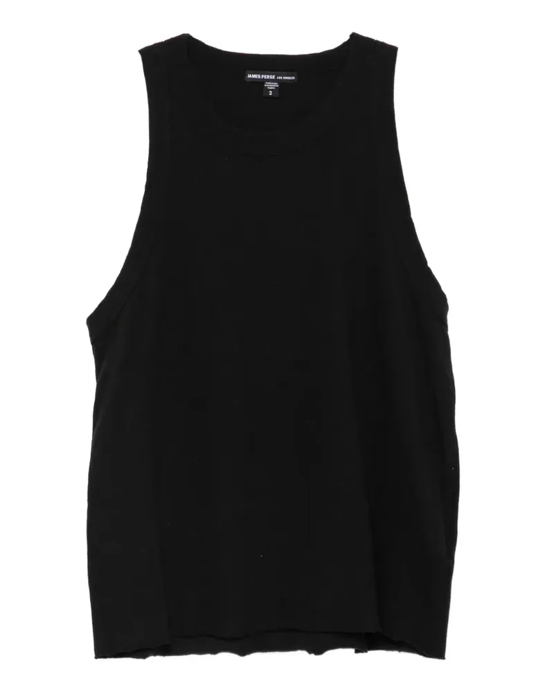 James Perse round-neck sleveless tank top - Schwarz Schwarz
