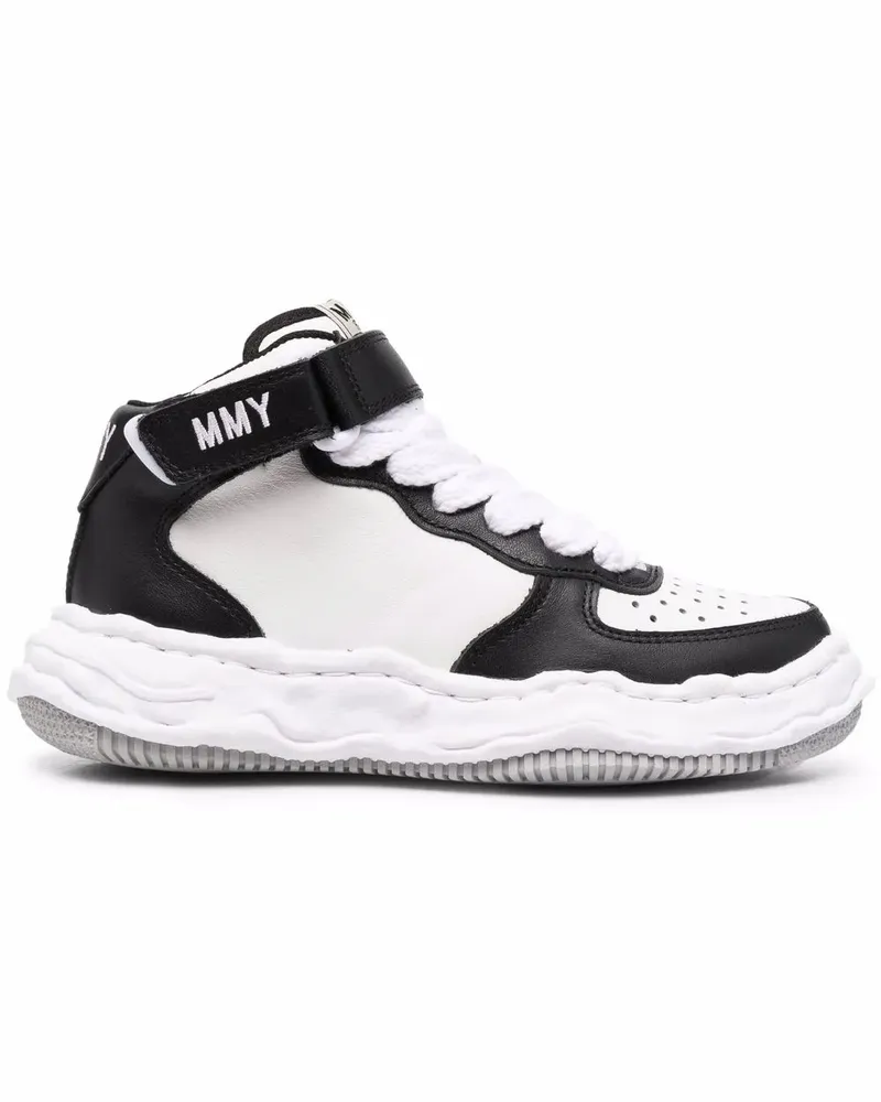 MIHARAYASUHIRO High-Top-Sneakers mit Logo - Weiß Weiß