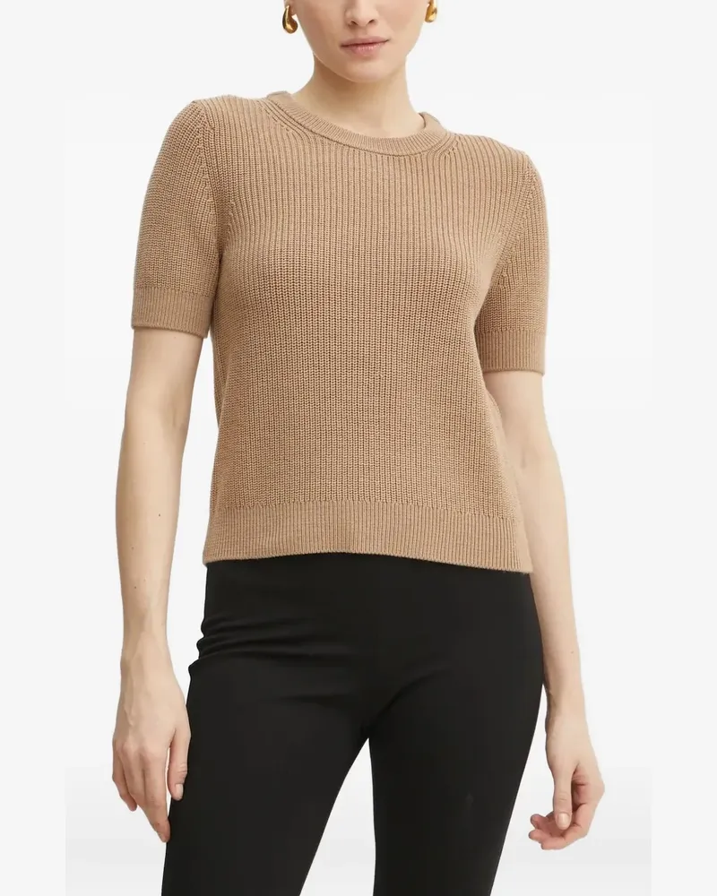 Michael Kors Kurzärmeliger Pullover - Braun Braun