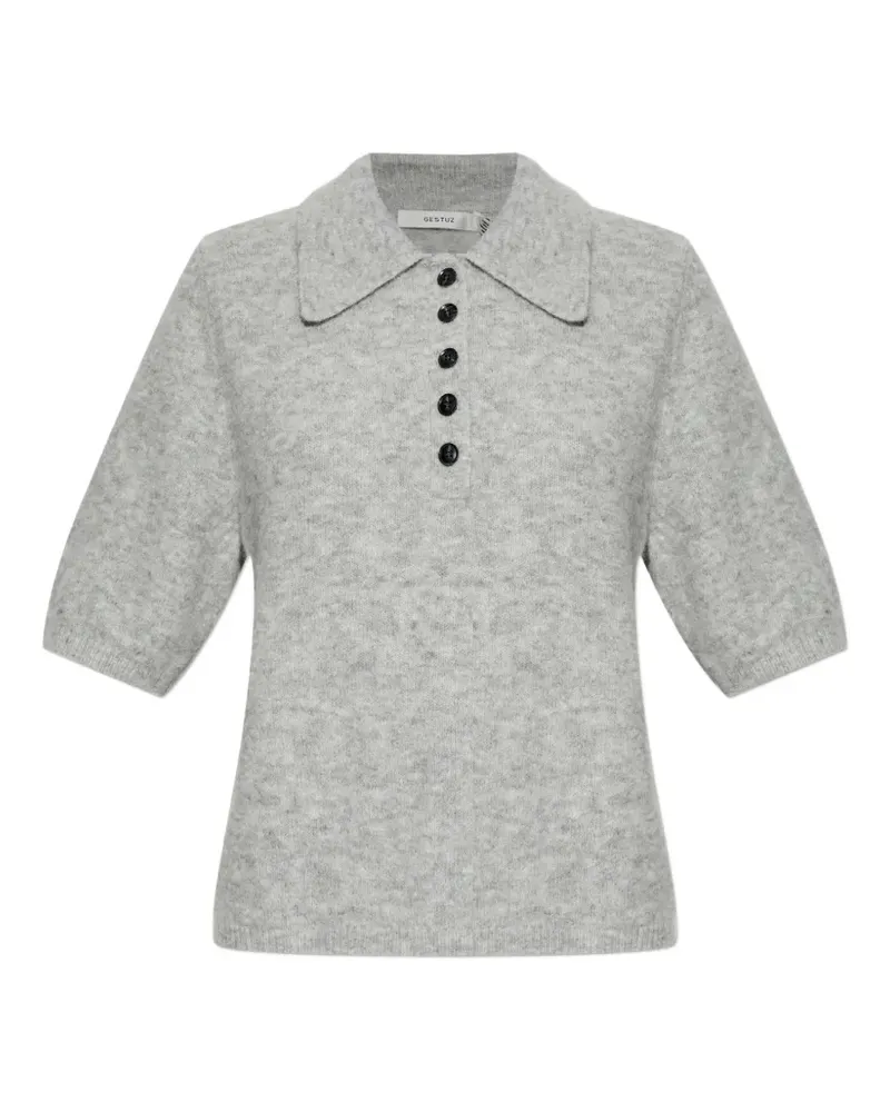 Gestuz Geknöpfter Cardigan - Grau Grau