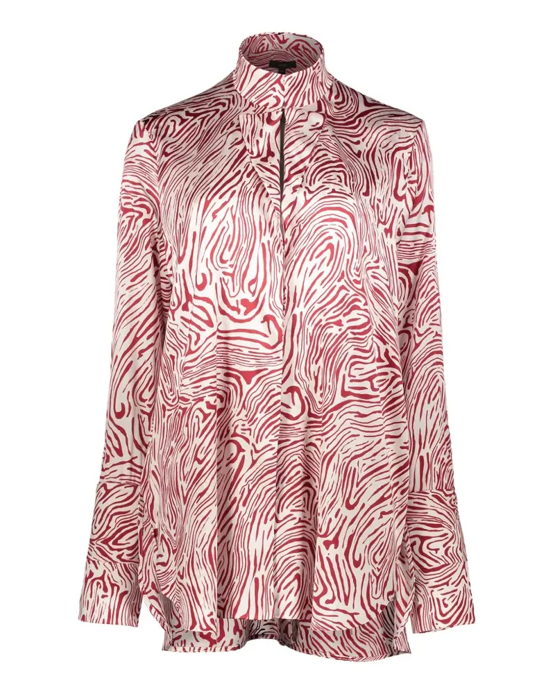 ELLERY Bluse mit geometrischen Print - Nude Nude