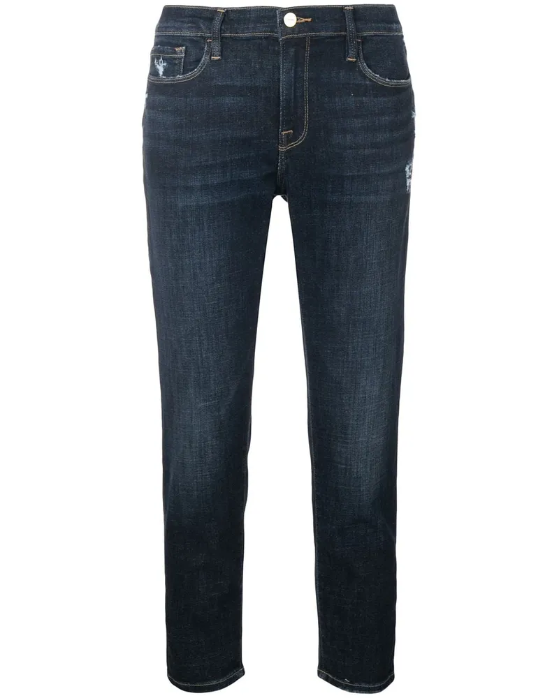 Frame Denim Le Garcon' Cropped-Jeans - Blau Blau