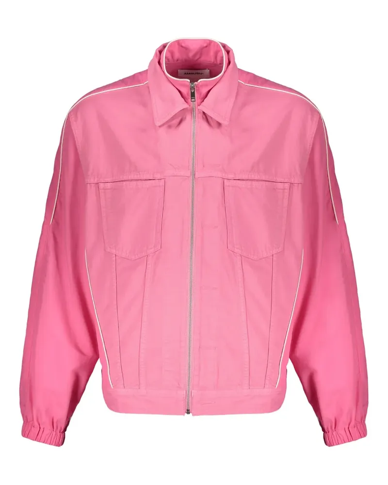 AMBUSH Utility-Jacke mit Kontrastpaspeln - Rosa Rosa