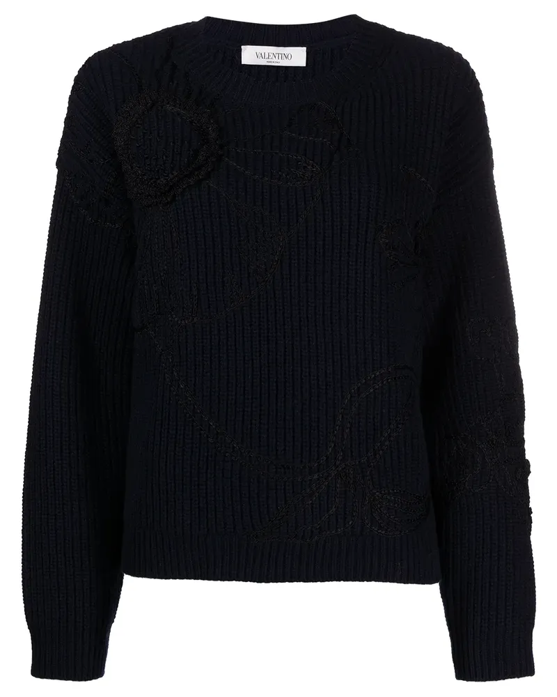 Valentino Garavani Pullover mit Stickerei - Blau Blau