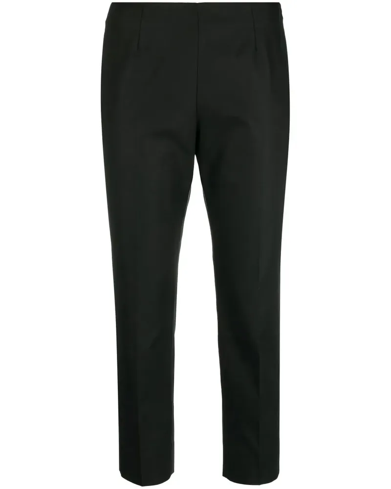 Peserico Klassische Cropped-Hose - Schwarz Schwarz