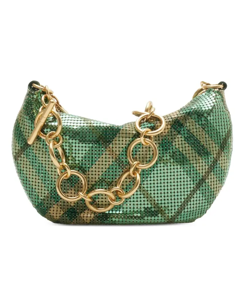 Burberry Schultertasche mit Chainmail-Effekt - Grün Grün