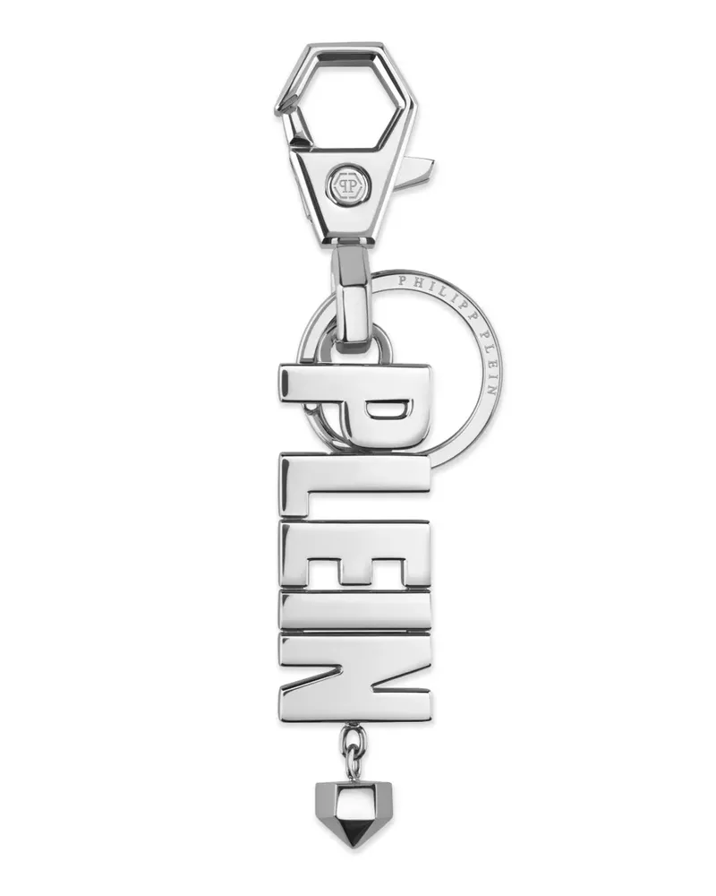 Philipp Plein Schlüsselanhänger aus Edelstahl - Silber Silber