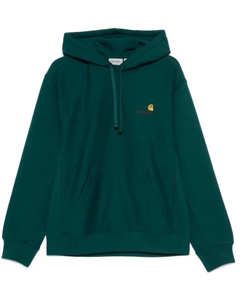 Carhartt WIP American Script Hoodie - Grün Grün