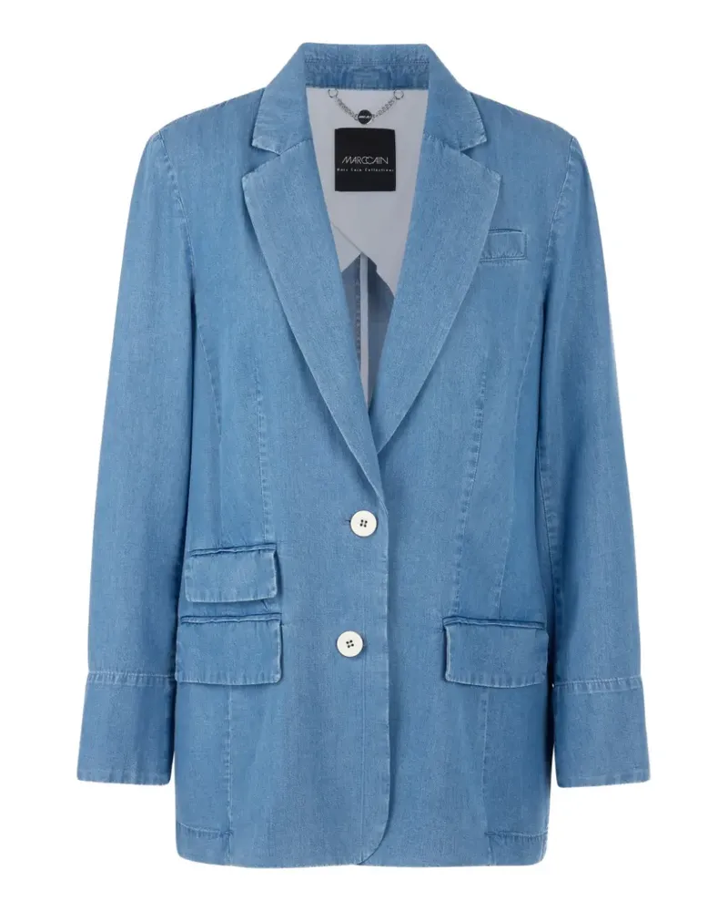 Marc Cain Blazer im Oversized-Look - Blau Blau