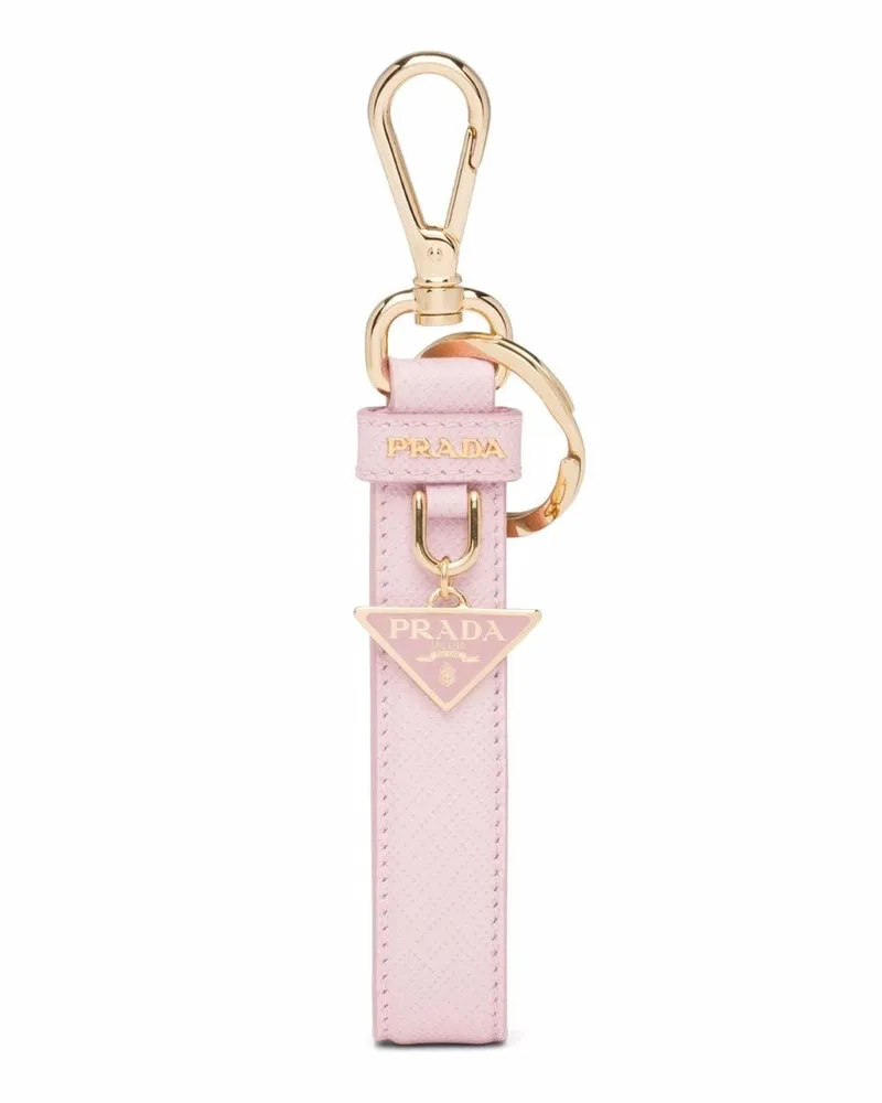 Prada Schlüsselanhänger mit Logo - Rosa Rosa