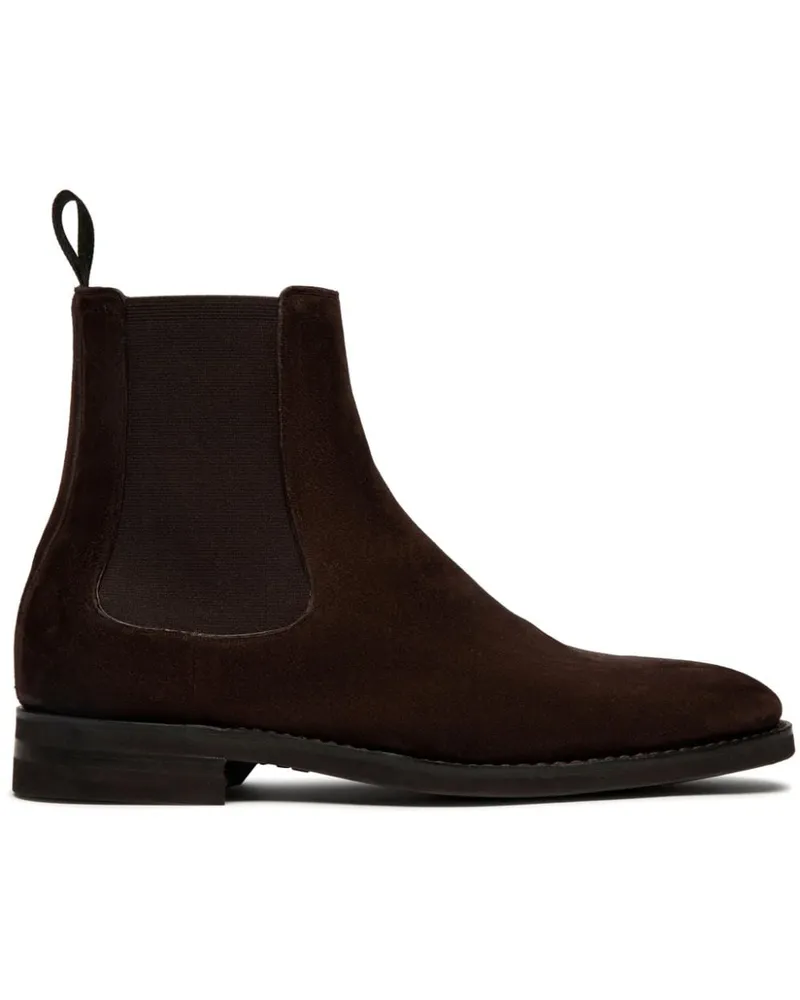 Bally Knöchelhohe Wildlederstiefel - Braun Braun