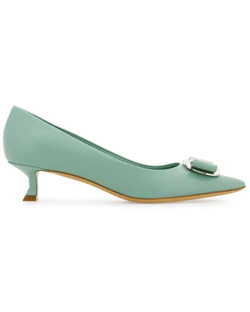 Ferragamo Vara Pumps 40mm Grün