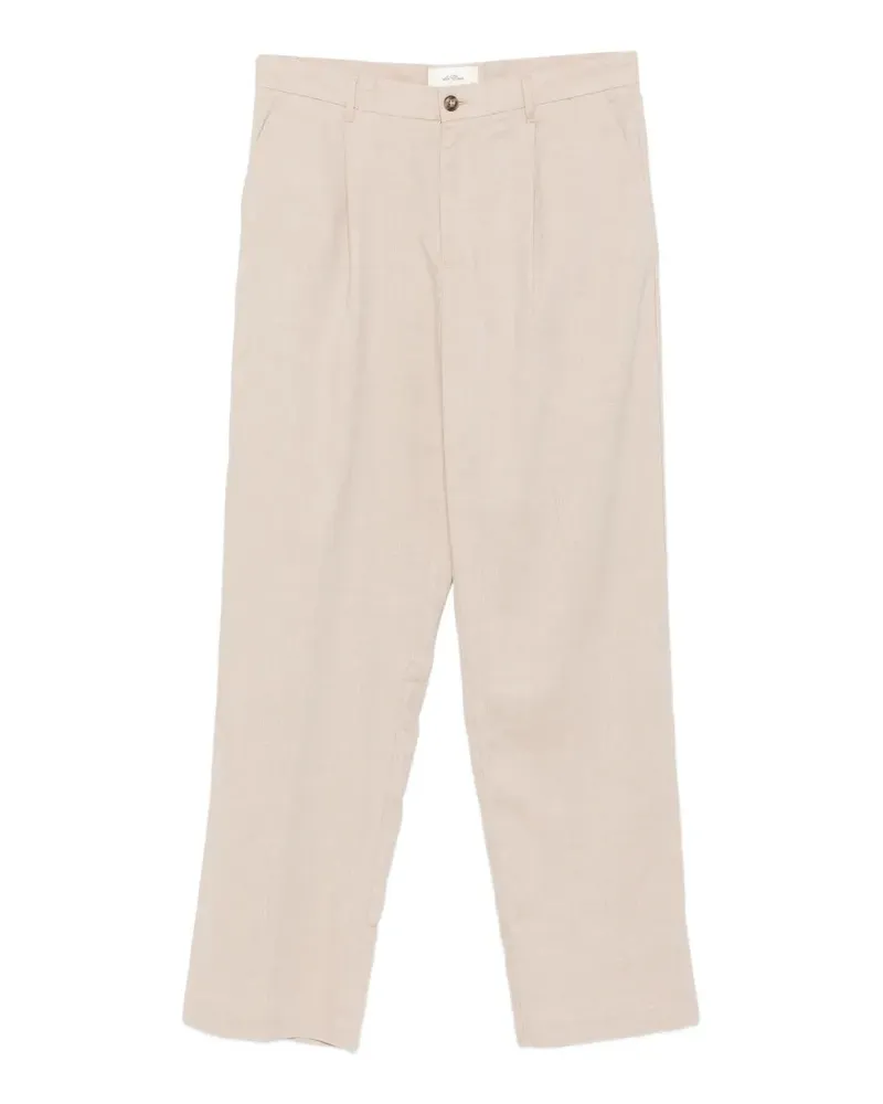 LES DEUX Straight-Leg-Hose mit Falten - Nude Nude