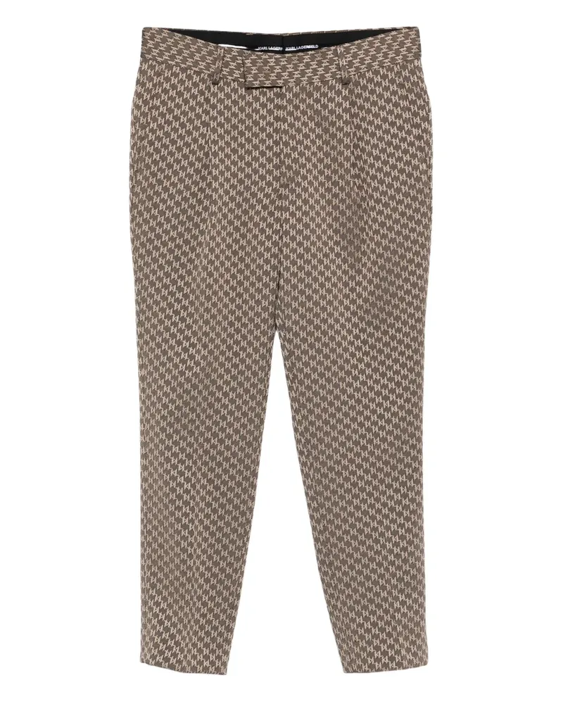 Karl Lagerfeld Neat trousers - Braun Braun