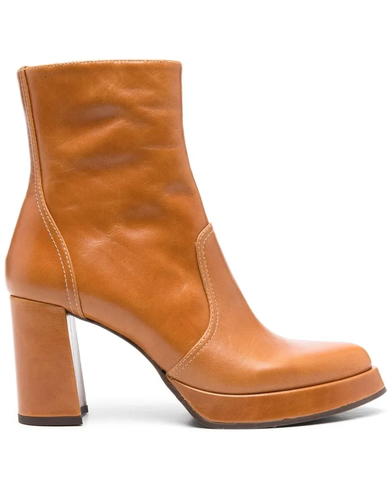 Chie Mihara Fentu Stiefel 90mm - Braun Braun