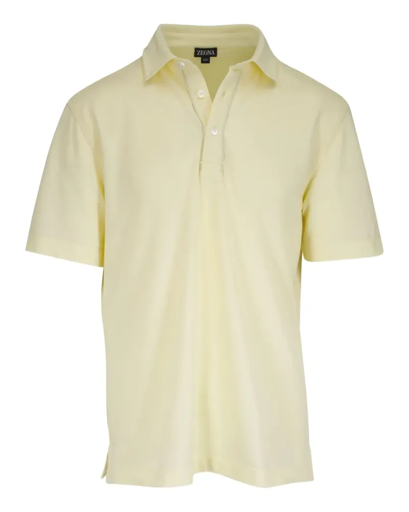 Ermenegildo Zegna Klassisches Poloshirt - Gelb Gelb
