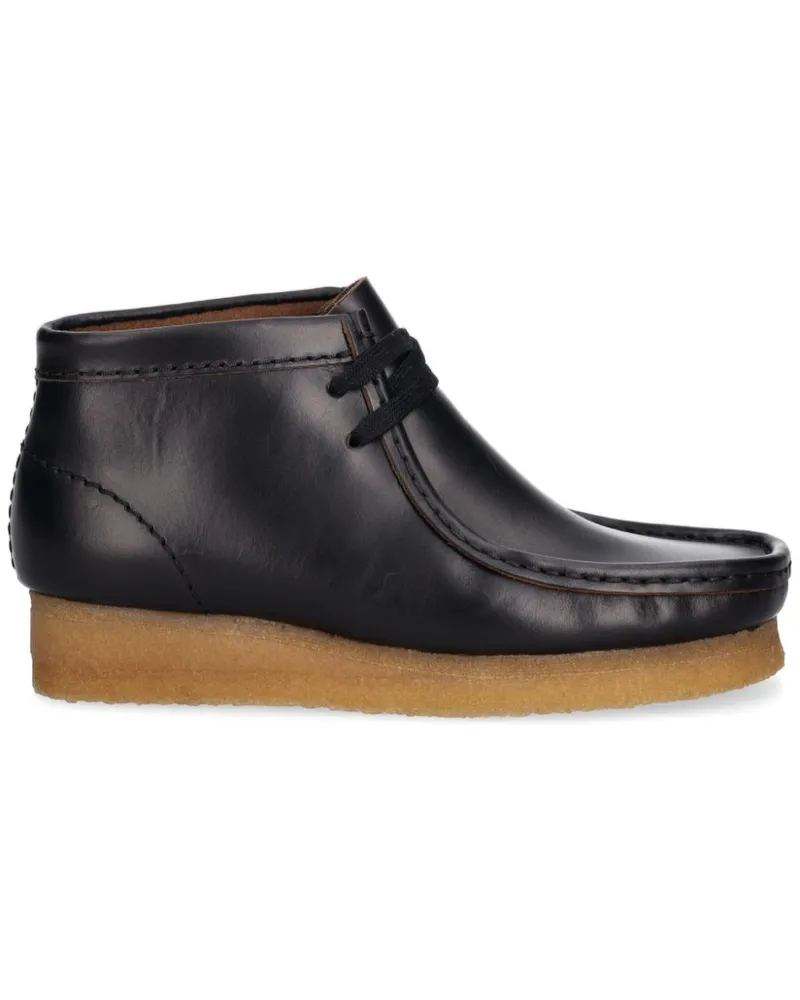 Clarks Wallabee Schnürstiefel - Schwarz Schwarz