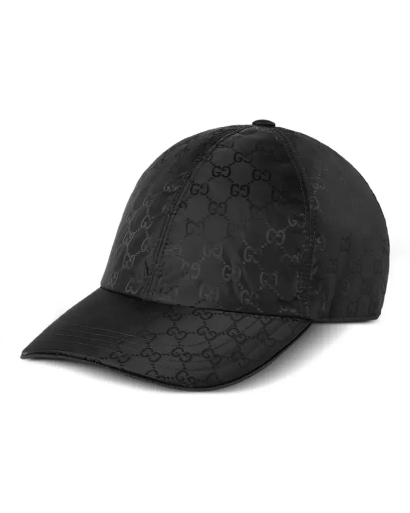 Gucci Baseballkappe mit GG-Monogramm - Schwarz Schwarz