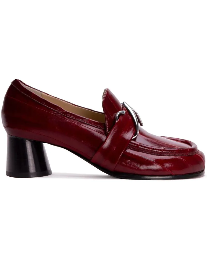 Proenza Schouler Loafer mit Logo-Schild Rot