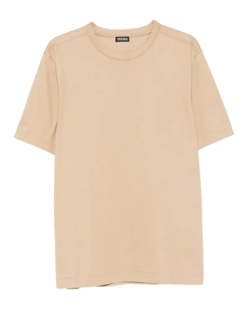 Ermenegildo Zegna crew-neck T-shirt - Nude Nude