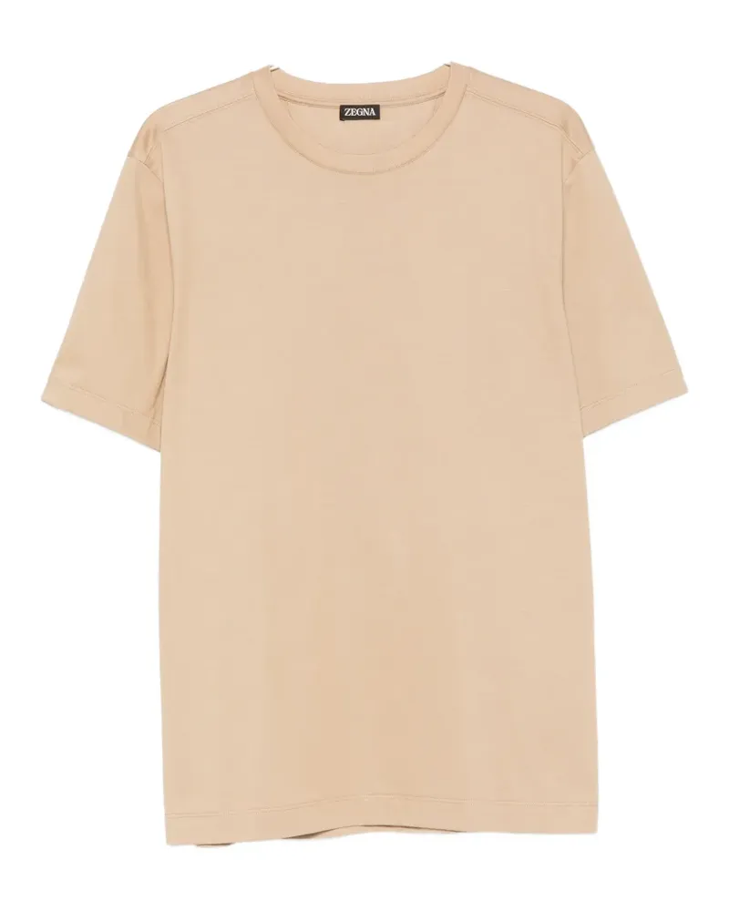Ermenegildo Zegna crew-neck T-shirt - Nude Nude