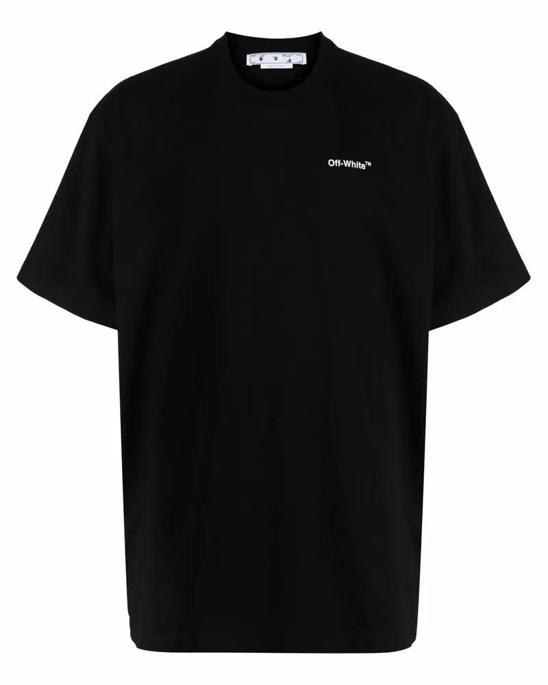 OFF-WHITE T-Shirt mit Pfeilmotiv - Schwarz Schwarz