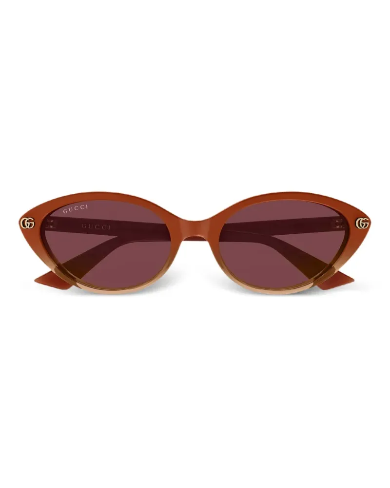 Gucci Cat-Eye-Sonnenbrille - Braun Braun