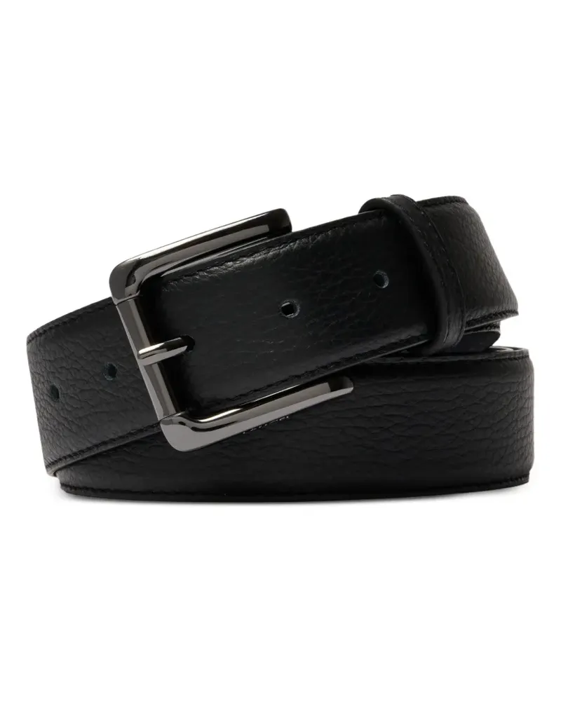 Lancel Verstellbarer Gürtel aus strukturiertem Leder - Schwarz Schwarz